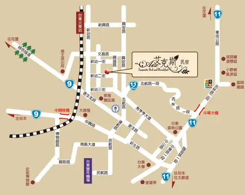 台東艾克斯 民宿 交通 1