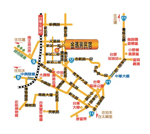 台東金瑪琍民宿 交通 1