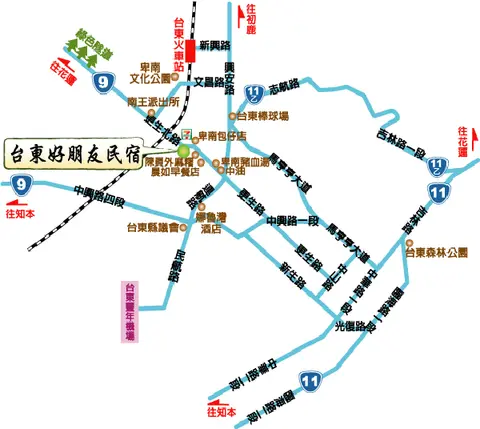好朋友民宿 交通 1